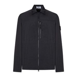 Stone Island Men Nylon Overshirt With Stone Island Badge